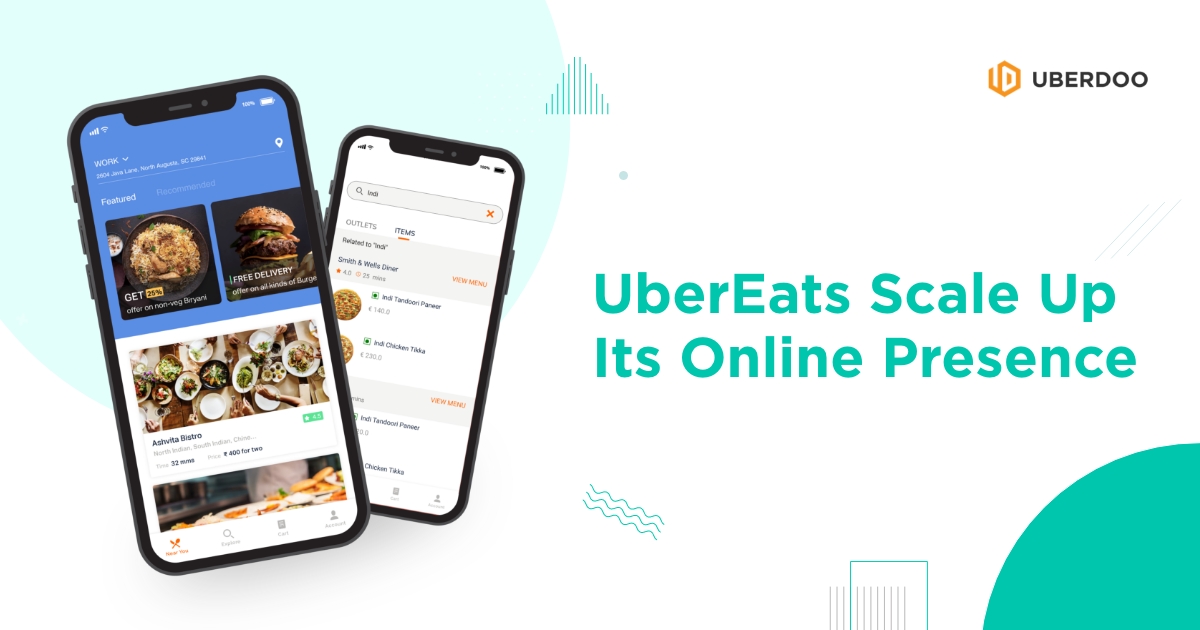 online presence with ubereats clone